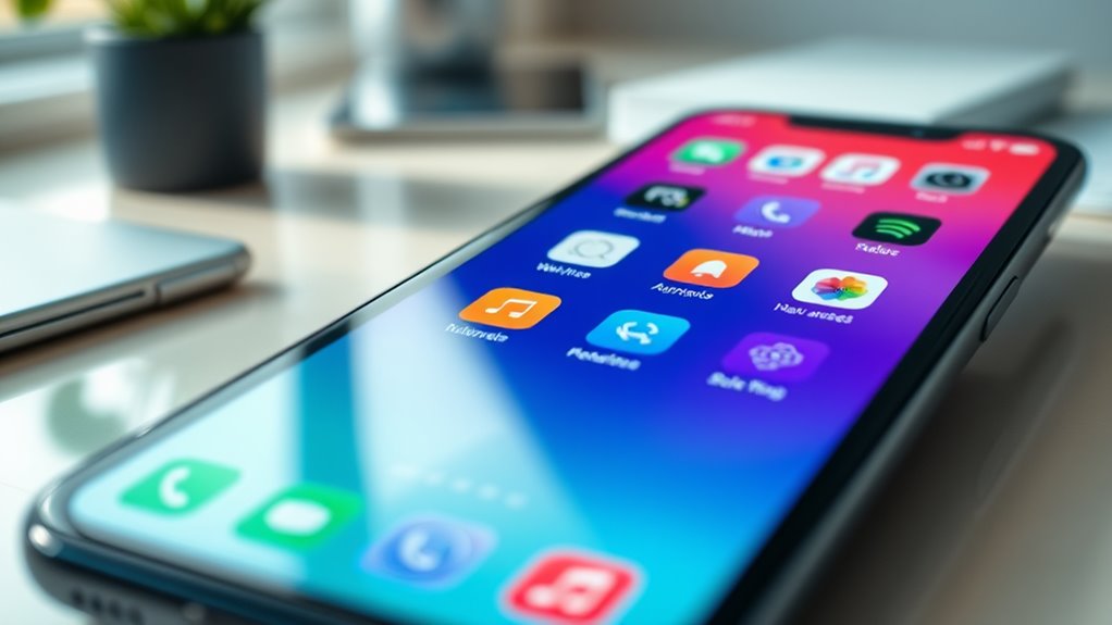 efficient home screen organization