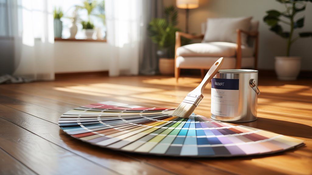 selecting ideal paint color