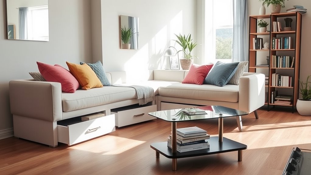 space saving multifunctional furniture solutions